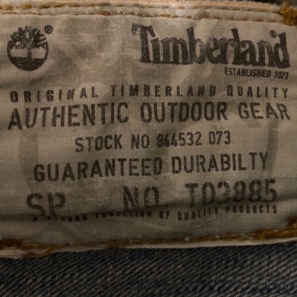 TIMBERLAND; men's jeans, loose fit; 36 x 32 - Picture 8 of 8